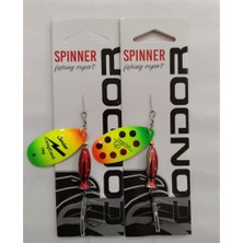 Condor Mepps Döner Kaşık ( Sudak - Somon - Alabalık - Turna - ) 2 Adet 16 gr - Color 9