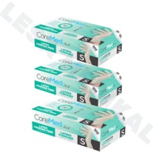 Bisepetim Coremed Pudrasız Lateks Eldiven S Beden 3'lü