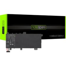 Notespare Asus ile Uyumlu TP500L, TP500LA, TP500LD Notebook Batarya Pil 7.5V 38WH Versiyon