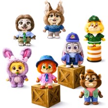 Zootopia 2 Figür Peluş Serisi - Nick Wilde, Judy Hopps Koleksiyon Figürü