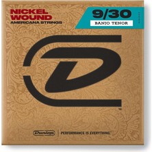 Dunlop Strings DJN0930 Nikel Tenor Banjo (4'lü Set)