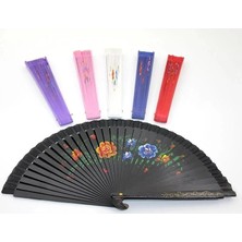 Urfakent Ahşap Yelpaze 23 cm - Tamamı Ahşap Oyma Işçilikli Hediyelik Yelpaze