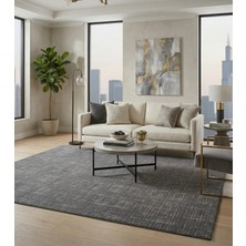 Ceremony Home Gri Düz Renk Oturma Odası Halısı ve Salon Halısı