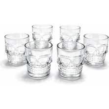 Marsilyan 6'lı Kurukafa Cam Shot Bardağı ALK2151