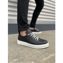 MK Beykoz JY152 Cool Bağcıklı Cilt Erkek Günlük Spor Klasik Ayakkabı Cbt - Siyah - 40