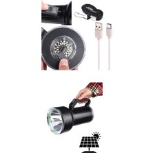 Taşınabilir Solar Şarjlı LED Fener Özellikli Kamp Acil Durum Için Süper Parlak Işık