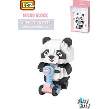Urfakent LZ8801 Panda Scooter Block Oyuncak 320 Parça