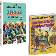 Anla Kazan Yayınları Yargı Yayınları 2026 Meb-Ags Öabt Türkçe Öğretmenliği 10 Deneme & Öabt Meb-Ags Türkçe Öğretmenliği Karikatürlerle Edebiyat Tarihi Konu Anlatımı Türkçe Fm Yayınları Seti