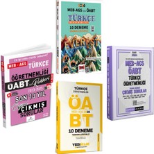Anla Kazan Yayınları 2026 Ags Öabt Türkçe Öğretmenliği Tamamı Çözümlü Deneme Seti & 2026 Ags Öabt Türkçe Öğretmenliği Çıkmış Sorular 4'lü Set
