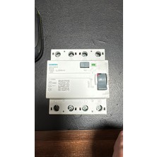 Siemens 5SV3648-6 A Tipi Trifaze Kaçak Akım Rölesi 300MA 100A 400V 3 Faz+N