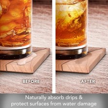 Kumtaşı Cinnabar Bardak Altlıkları