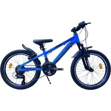 20J Ruut Gruff 21V Vb Çocuk Bisikleti - Mavi Siyah