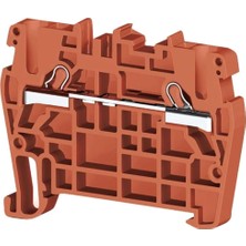 Klemsan 307104RP Pyk 2,5 Kırmızı Pratik Yay Baskılı Ray 100 Ad