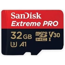 32GB Extreme Pro Microsdhc Hafıza Kartı, 100 Mb/sn'e Kadar - SDSQXCG-032G-GN6MA