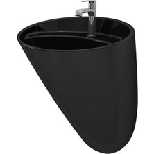 Bocchı Bocchi - Venezia Asma Monoblok Lavabo Batarya Delikli Parlak Siyah - 1083-005-0126
