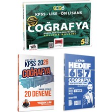 Anla Kazan Yayınları Benim Hocam 2026 Kpss Coğrafya Deneme & Yediikim Kpss Coğrafya Deneme & Yargı Kpss Coğrafya Harita Tablo ve Grafiklerle +5 Deneme Seti