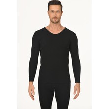 NBB Siyah V Yaka Termal Body