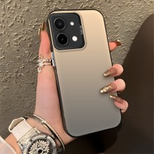 HONTINGA Vivo Y28 ile Uyumlu Kılıfı Silikon Kenar Sert Arka Düşüme Önleyici Basitlik Anti Düşme Kamera Korumali Desen Telefon Kılıfı Kadın ve Erkek Için Uygundur K1-0000