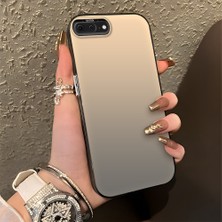 HONTINGA iPhone 8 Plus ile Uyumlu Kılıfı Silikon Kenar Sert Arka Düşüme Önleyici Basitlik Anti Düşme Kamera Korumali Desen Telefon Kılıfı Kadın ve Erkek Için Uygundur K1-0000