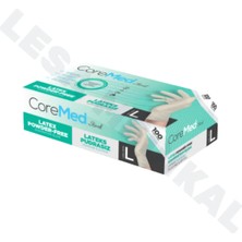 Bisepetim Coremed Pudrasız Lateks Eldiven L Beden