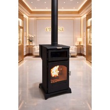 Emsa Soba Eco Serisi Pelet ve Odun Yakabilien Lüks Soba Düşük Yakıt Tüketimli Pelet Sobası