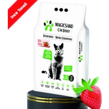 Magicsand Cat Litter Çilek Kokulu İnce Taneli Kedi Kumu 20 l