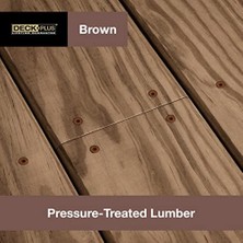 Plus Ahşap Vidalar, Kahverengi Dış Vidalar, 3" x # 10, 5 Lb