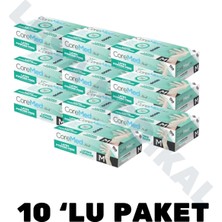 Bisepetim Coremed Pudrasız Lateks Eldiven M Beden 10'lu