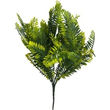 Nettenevime Yapay Çiçek Sarı Yeşil Renk Fern Demet Garnitür Aradal Dekoratif Yapay Bitki