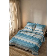 Cotton Collection Tek Kişilik Nevresim Takımı Su Yolu