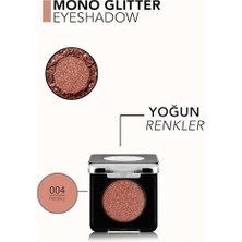 Mono Yüksek Pigmentli & Doğal Işıltılı Kompakt Göz Farı 004 Fıreball