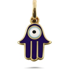 Zeya Kuyumculuk 14 Ayar Altın Mineli Fatma Ana Eli Kolye Ucu