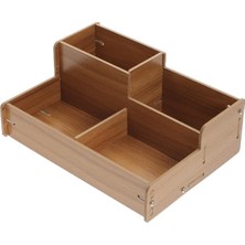 Urfakent Ahşap Masa Üstü Düzenleyici Kutu