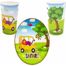 Tabak Bardak Set 8 Adet