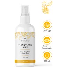 Monoville Ylang Ylang Suyu Çiçek Kokulu Etki 100 ml Cam Şişe Sprey Başlıklı ( Ylang Ylang Water)