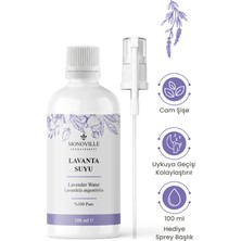 Monoville Lavanta Suyu %100 Saf 100 ml Ferahlatıcı Etki Normal Ciltler İçin Doğal Bakım