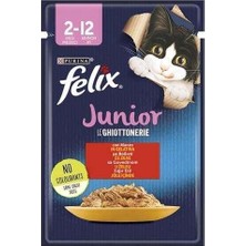Felix Sığır Etli Yavru Kedi Yaş Maması 85 gr