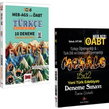 Anla Kazan Yayınları Yargı Yayınları 2026 Meb-Ags Öabt Türkçe Öğretmenliği 10 Deneme & Dizgi Kitap Meb Ags Öabt Meşale Türkçe Öğretmenliği Ishak Atak Seti