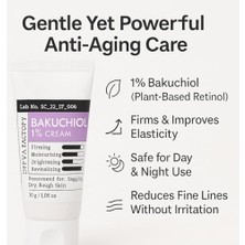 Kırışıklık ve Canlılık Bakım Kremi Yüzde Bir Bakuchiol Krem Derma Factory Bakuchiol Yüzde Bir Cream 30 gr