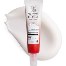 Ginseng Içeren Mikro Spikül Iğneli Göz Kremi Wati For Skin Microshot Eye Cream 30 ml