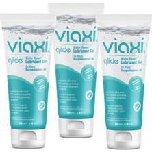Viaxi Glide Doğal Kayganlaştırıcı Jel 200 ml Kokusuz Ekstra Kayganlaştırıcı 3 Adet