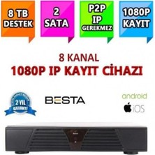 Urfakent NVR-5108 Nvr Ip 8 Kanal Kamera Kayıt Cihazı - Eseecloud