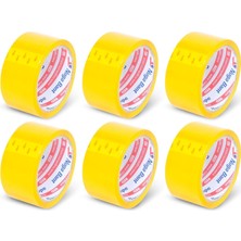 45 mm x 40 mt Sarı Koli Bandı 6 Adet