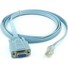 Kablo Db9 To RJ45 Konsol Bağlantı Kablosu Switch Router Için Erkek 9 Pin Dişi Konsol Kablosu