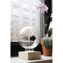 Deko, Ahşap, Cam, Şeffaf, 11,8 x 11.2 x 15,9 cm