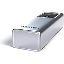 Patona 4237 Platinum 100W Powerbank, 20000MAH Taşınabilir Şarj Cihazı, Pd3.0 Hızlı Şarj, 2 Usb-C ve 1 Usb-A Portlu, LCD Ekranlı