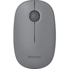 Philips SPK7378 Kablosuz 1600DPI 3 Tuşlu Optik Sessiz Mouse Gri