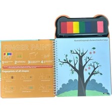 Parmak Boyama Aktivite Kitabı Hayvanlar