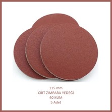 Adilon 115 mm Cırt Zımpara Yedeği, 40 Kum (5 Adet)