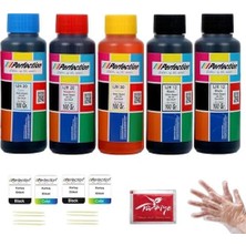 Perfection Epson Uyumlu 664 L550, L555, L565, L605 Tanklı Yazıcı Mürekkep Seti 5 x 100 Gr.